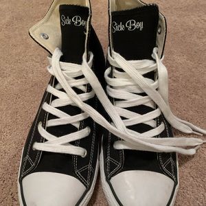 Men’s boots size 10 skull design